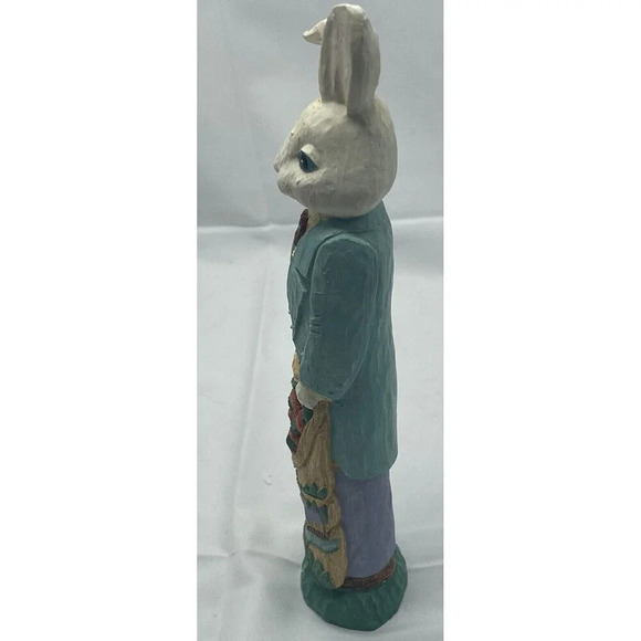 Vintage 12” Easter Bunny Figurine Chris/ Carrots Bunny Pencil ABC # 16870 - Picture 3 of 15